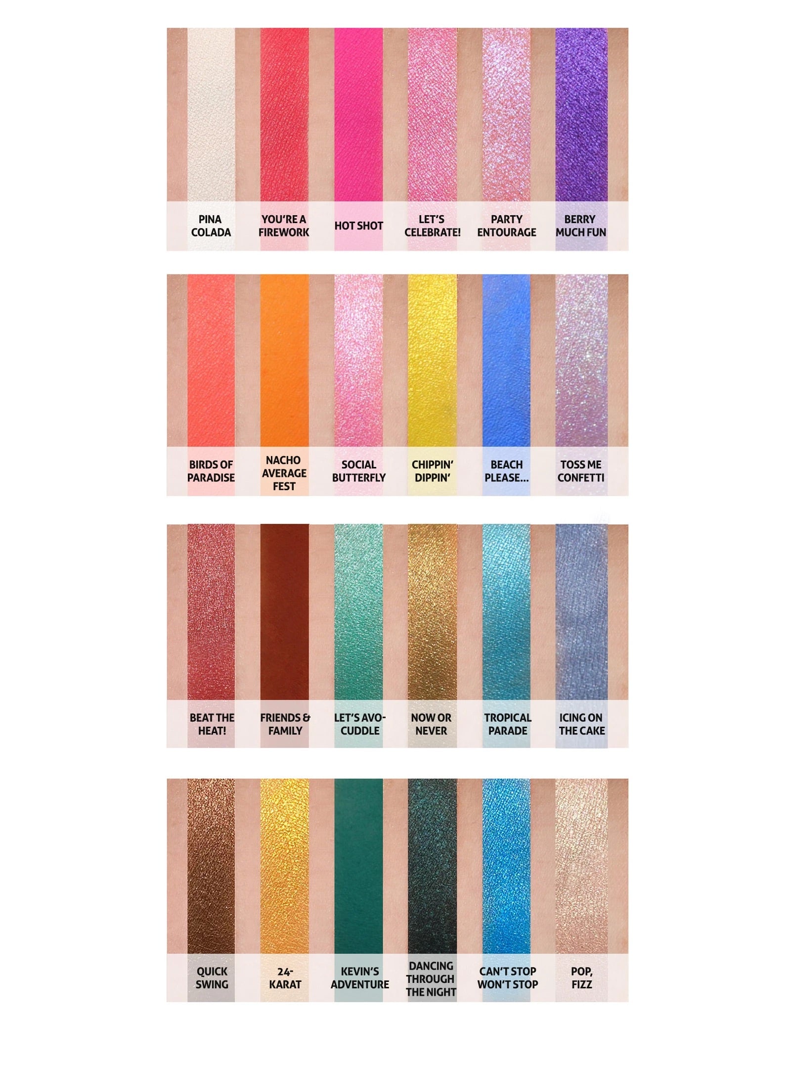 Viva La 24 Color Pigment Palette